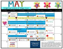 May Calendar (Updated on 5-7-21)